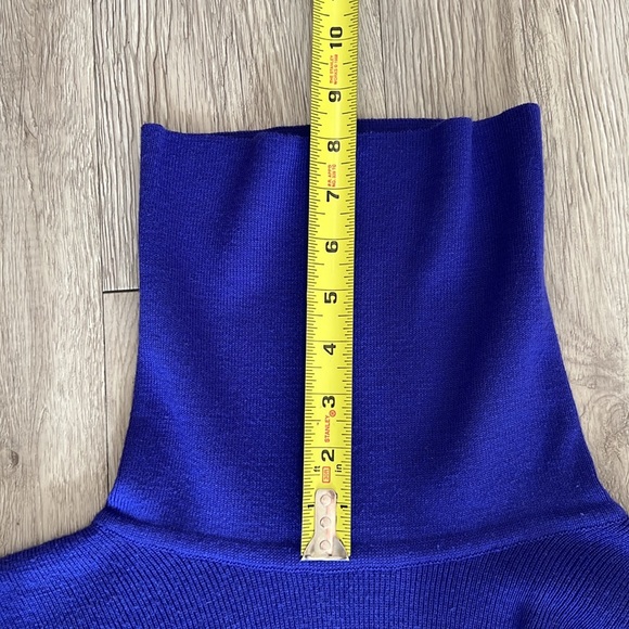 80s OBERMEYER Ski Turtleneck Sweater Raglan Sleeve Purple Aprés Ski Vintage Warm - Picture 9 of 14